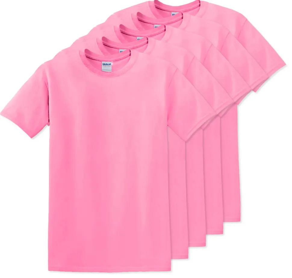 Pack de 5 Gildan 5000 - T-Shirt en Coton™ épais pour adultes