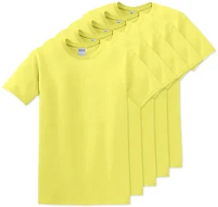 Pack de 5 Gildan 5000 - T-Shirt en Coton™ épais pour adultes