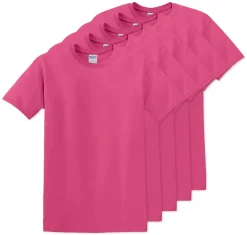 Pack de 5 Gildan 5000 - T-Shirt en Coton™ épais pour adultes