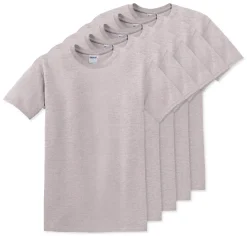 Pack de 5 Gildan 5000 - T-Shirt en Coton™ épais pour adultes