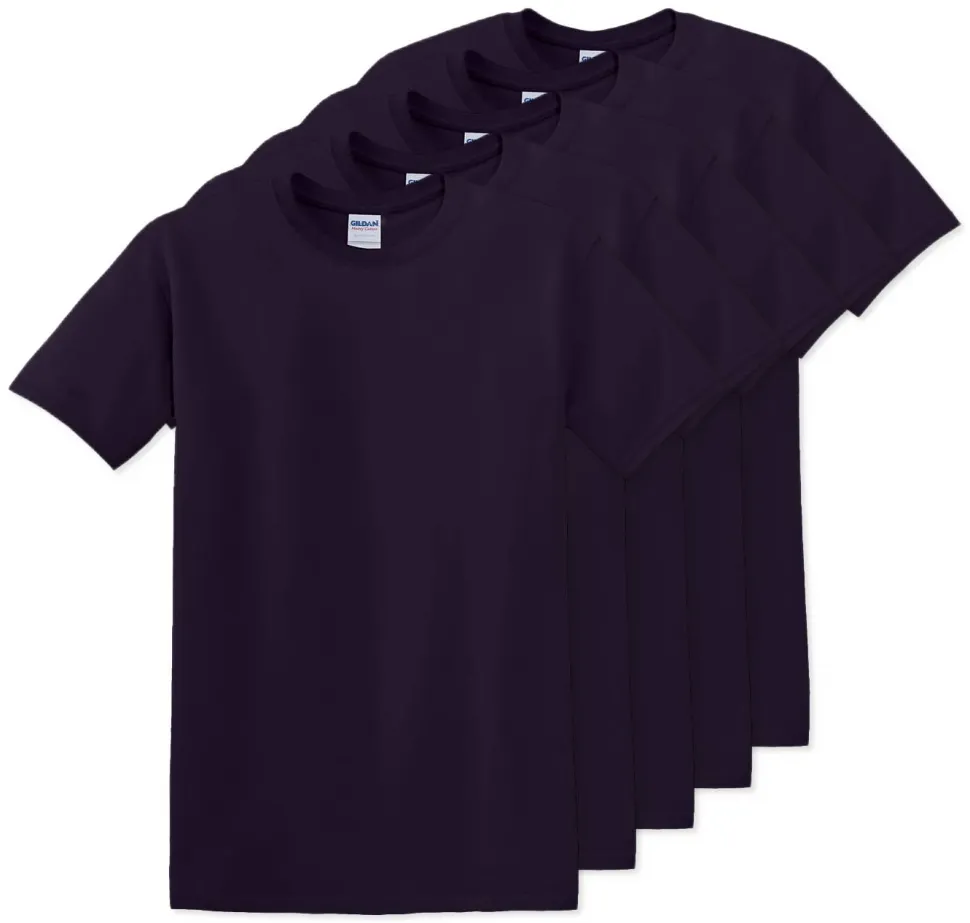 Pack de 5 Gildan 5000 - T-Shirt en Coton™ épais pour adultes
