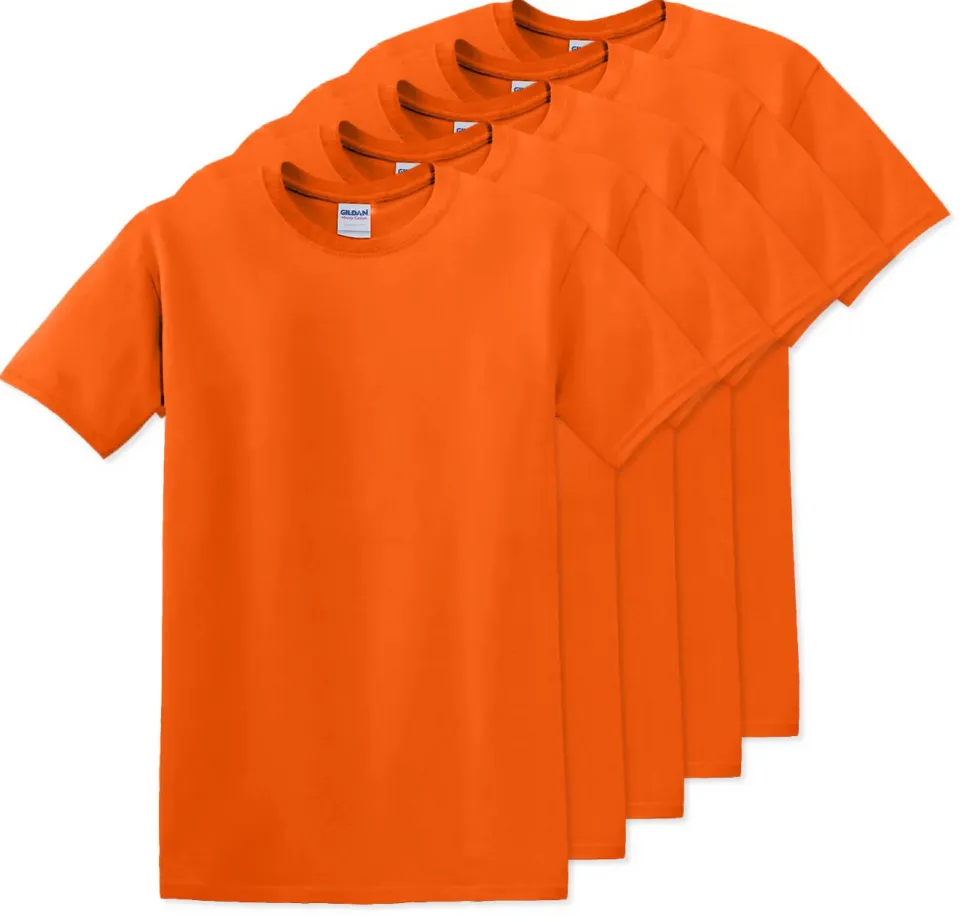 Pack de 5 Gildan 5000 - T-Shirt en Coton™ épais pour adultes