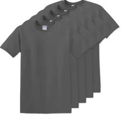 Pack de 5 Gildan 5000 - T-Shirt en Coton™ épais pour adultes