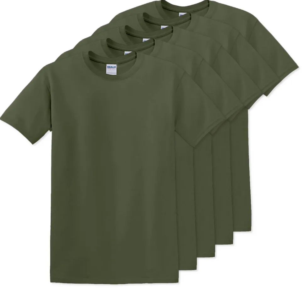 Pack de 5 Gildan 5000 - T-Shirt en Coton™ épais pour adultes