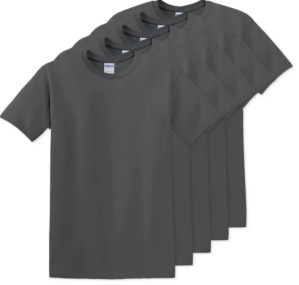 Pack de 5 Gildan 5000 - T-Shirt en Coton™ épais pour adultes