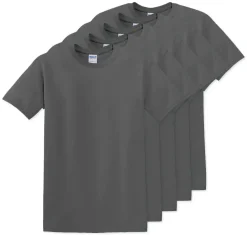 Pack de 5 Gildan 5000 - T-Shirt en Coton™ épais pour adultes