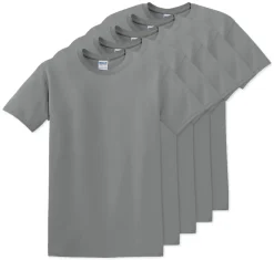 Pack de 5 Gildan 5000 - T-Shirt en Coton™ épais pour adultes