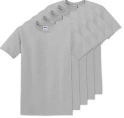 Pack de 5 Gildan 5000 - T-Shirt en Coton™ épais pour adultes