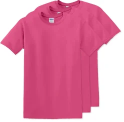 Pack de 3 Gildan 5000 - T-Shirt en Coton™ épais pour adultes