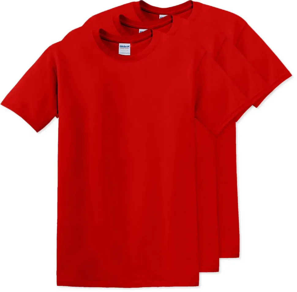 Pack de 3 Gildan 5000 - T-Shirt en Coton™ épais pour adultes