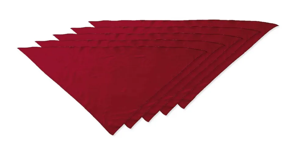 Pack de 5 Valento PNVAFIE - Foulard triangulaire FIESTA