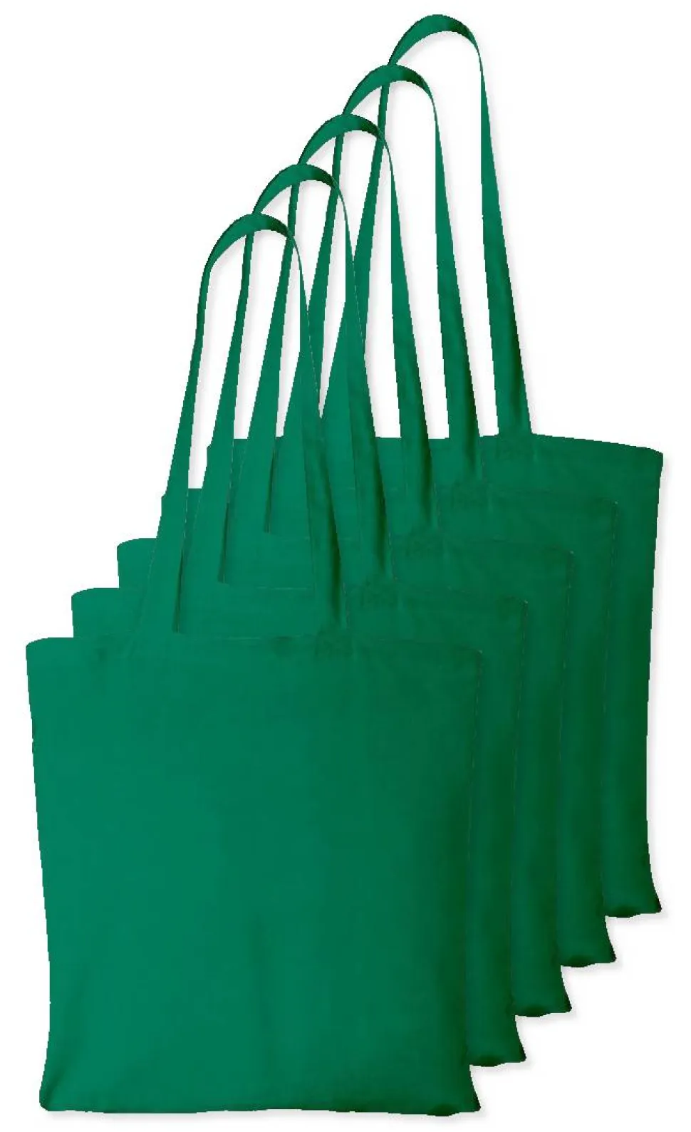 Pack de 5 Westford mill WM101 - Sac Cabas Personnalisable en Coton Westford Mill