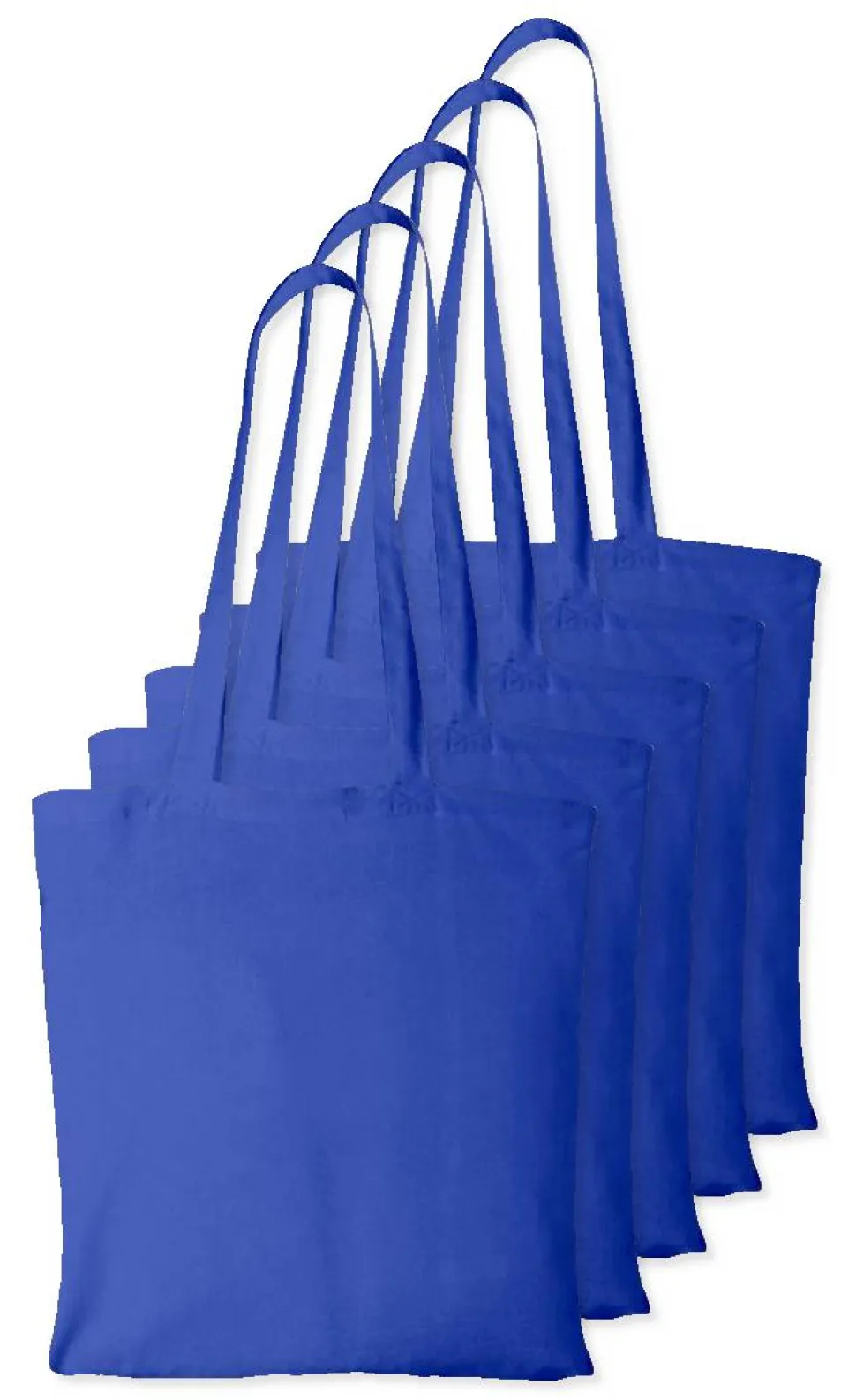 Pack de 5 Westford mill WM101 - Sac Cabas Personnalisable en Coton Westford Mill