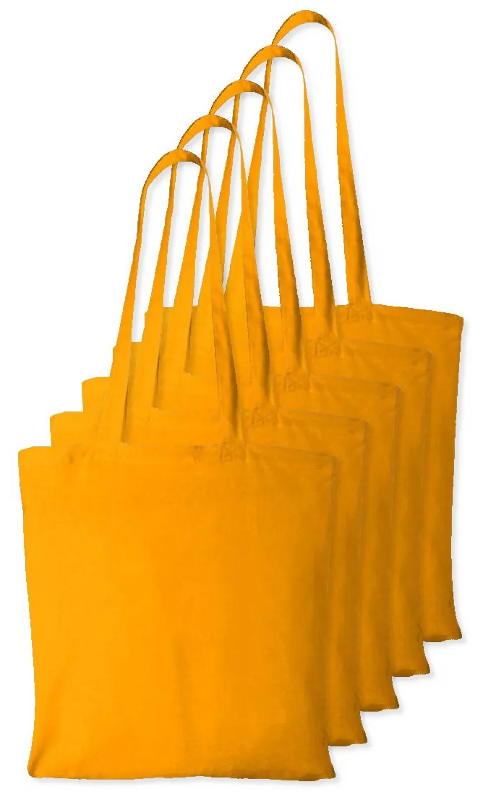 Pack de 5 Westford mill WM101 - Sac Cabas Personnalisable en Coton Westford Mill