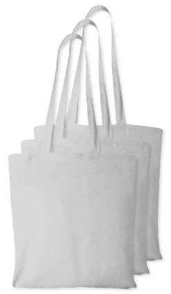 Pack de 30 Westford mill WM101 - Sac Cabas Personnalisable en Coton Westford Mill