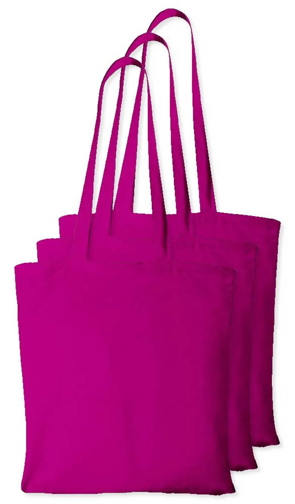 Pack de 3 Westford mill WM101 - Sac Cabas Personnalisable en Coton Westford Mill