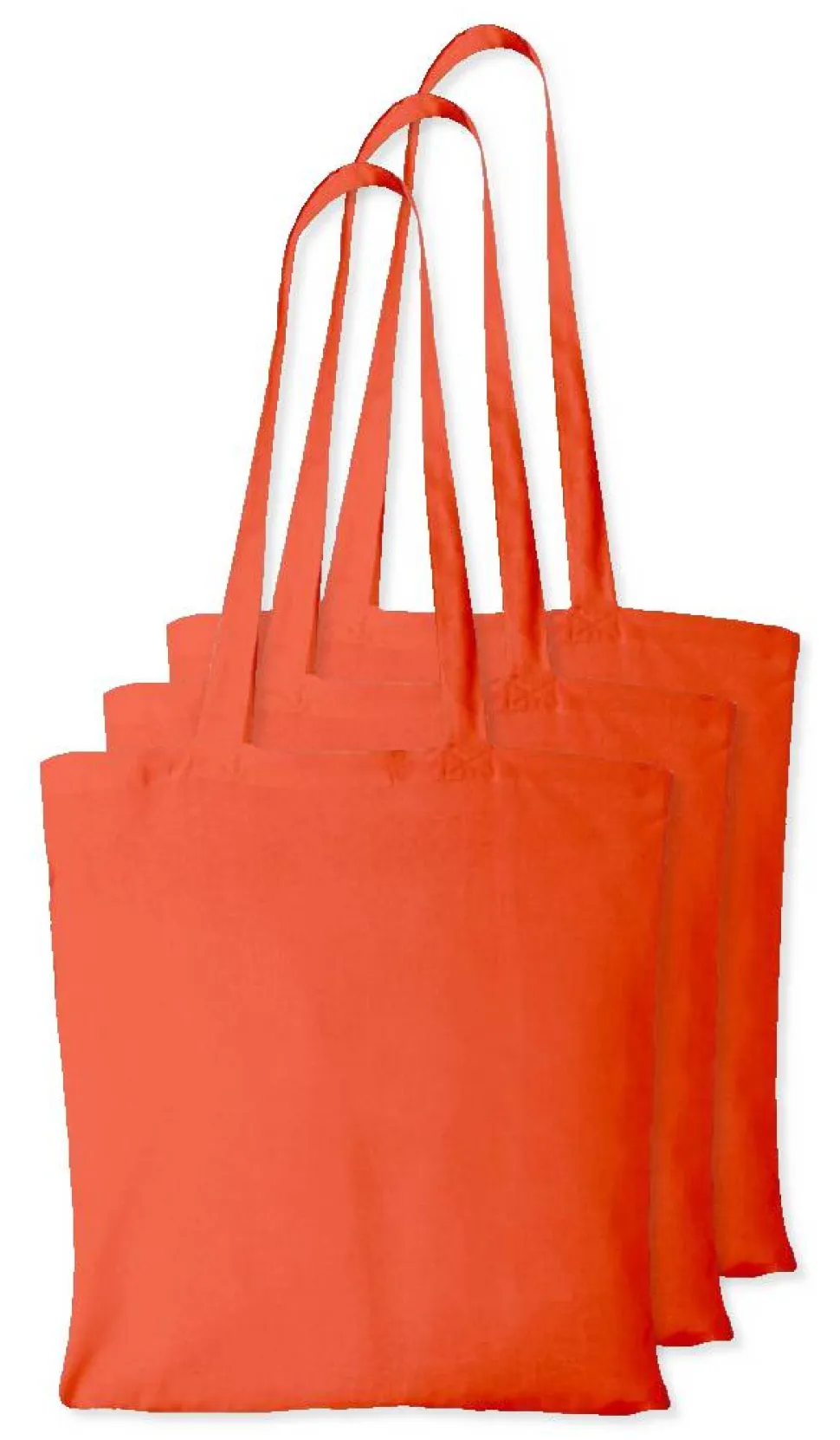 Pack de 3 Westford mill WM101 - Sac Cabas Personnalisable en Coton Westford Mill