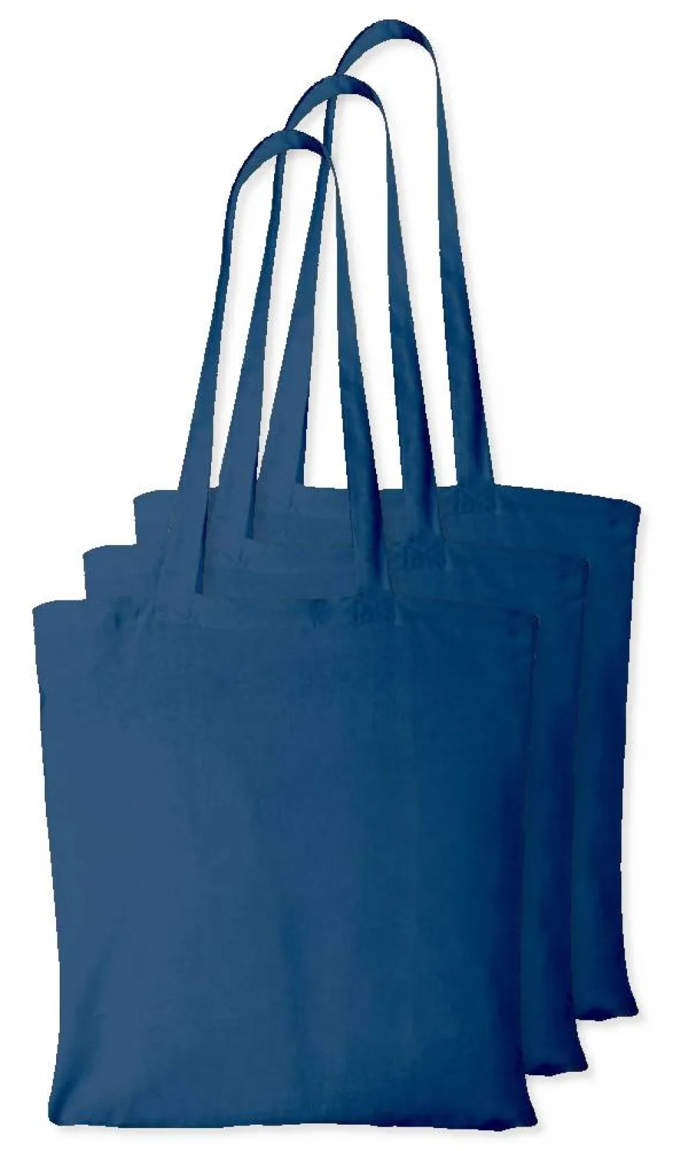 Pack de 3 Westford mill WM101 - Sac Cabas Personnalisable en Coton Westford Mill