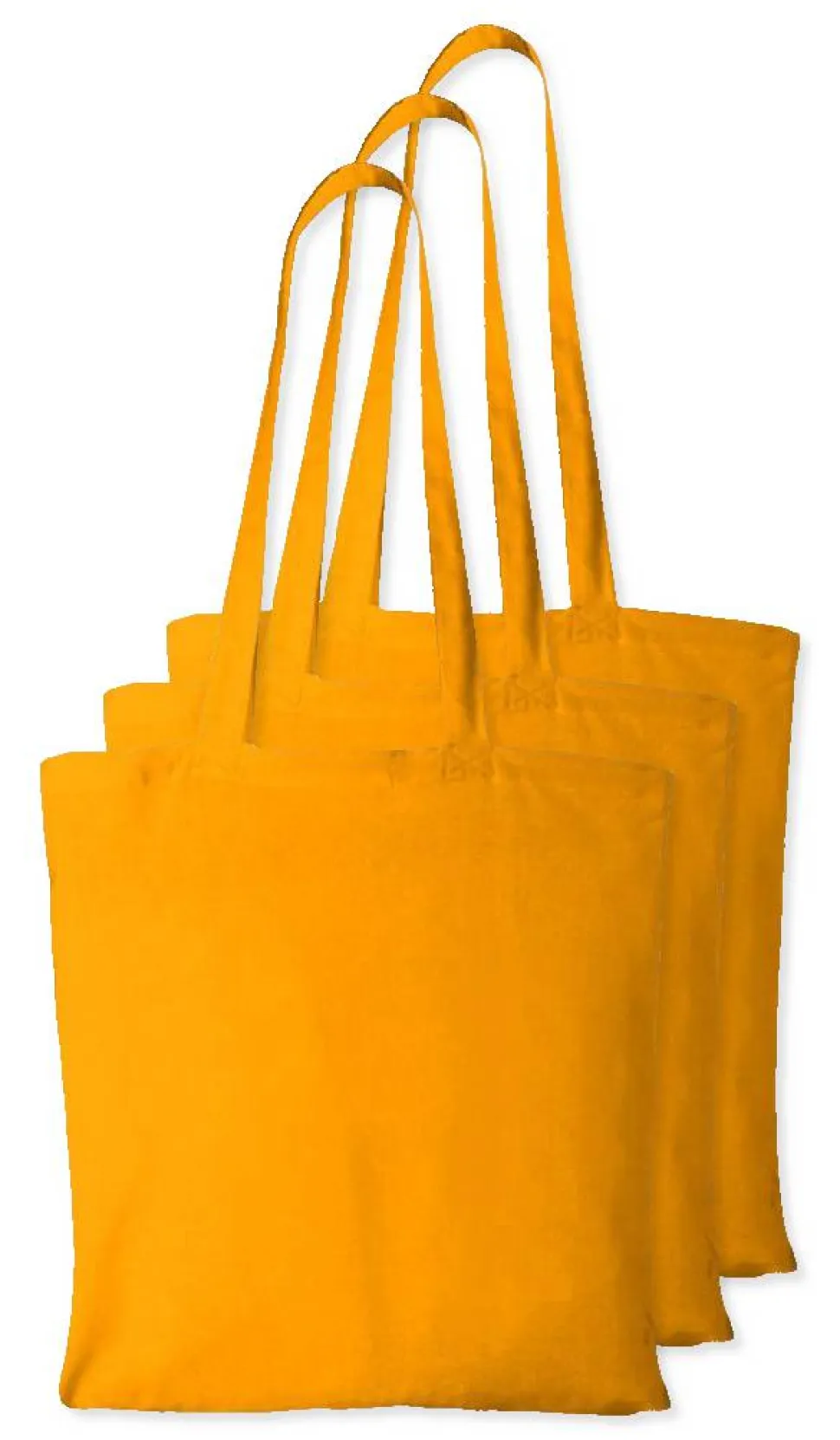Pack de 3 Westford mill WM101 - Sac Cabas Personnalisable en Coton Westford Mill