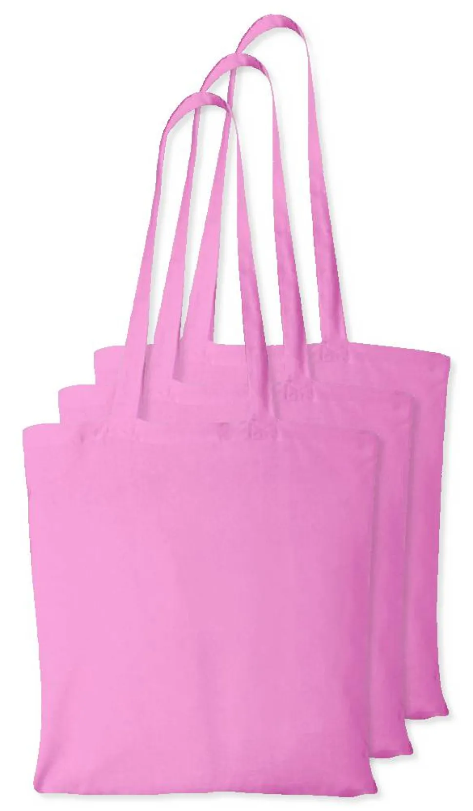 Pack de 3 Westford mill WM101 - Sac Cabas Personnalisable en Coton Westford Mill