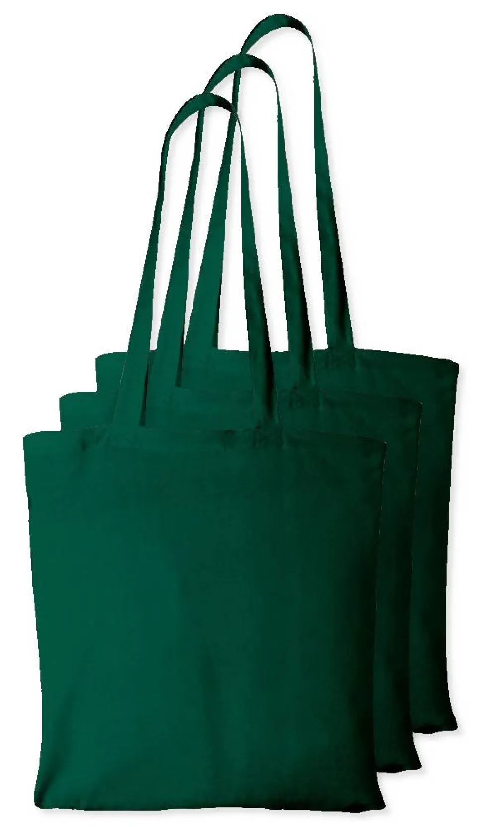 Pack de 3 Westford mill WM101 - Sac Cabas Personnalisable en Coton Westford Mill