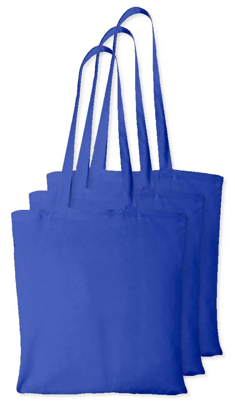 Pack de 3 Westford mill WM101 - Sac Cabas Personnalisable en Coton Westford Mill