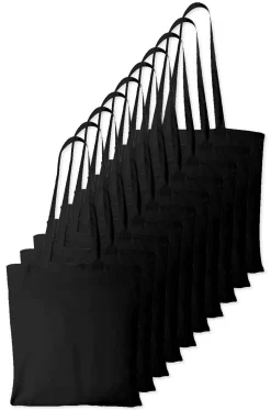 Pack de 100 Westford mill WM101 - Sac Cabas Personnalisable en Coton Westford Mill