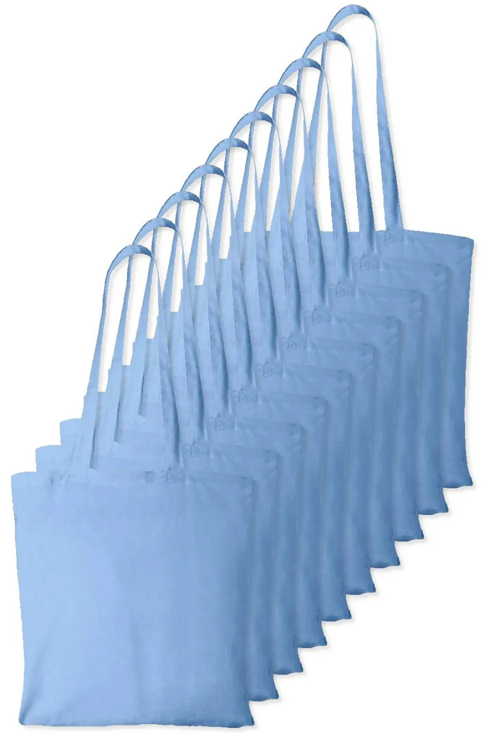 Pack de 100 Westford mill WM101 - Sac Cabas Personnalisable en Coton Westford Mill