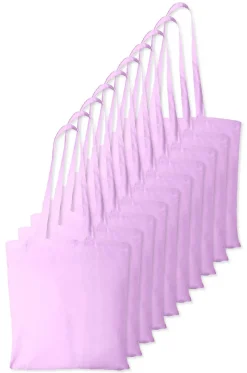 Pack de 100 Westford mill WM101 - Sac Cabas Personnalisable en Coton Westford Mill