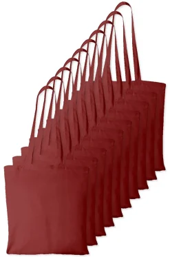 Pack de 100 Westford mill WM101 - Sac Cabas Personnalisable en Coton Westford Mill