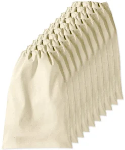 Pack de 10 Westford mill WM115 - Sac Polyvalent en Coton Westford Mill