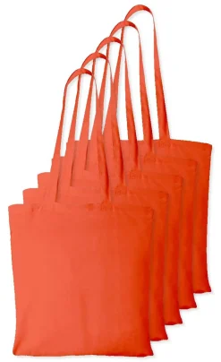 Pack de 50 Westford mill WM101 - Sac Cabas Personnalisable en Coton Westford Mill