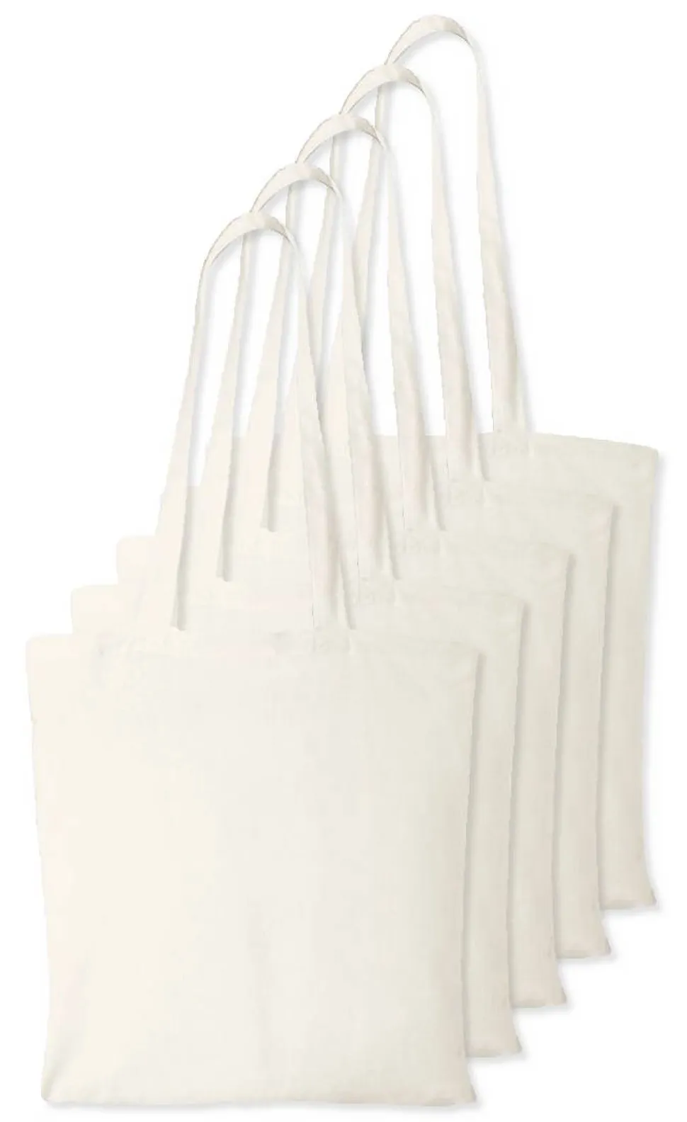 Pack de 50 Westford mill WM101 - Sac Cabas Personnalisable en Coton Westford Mill