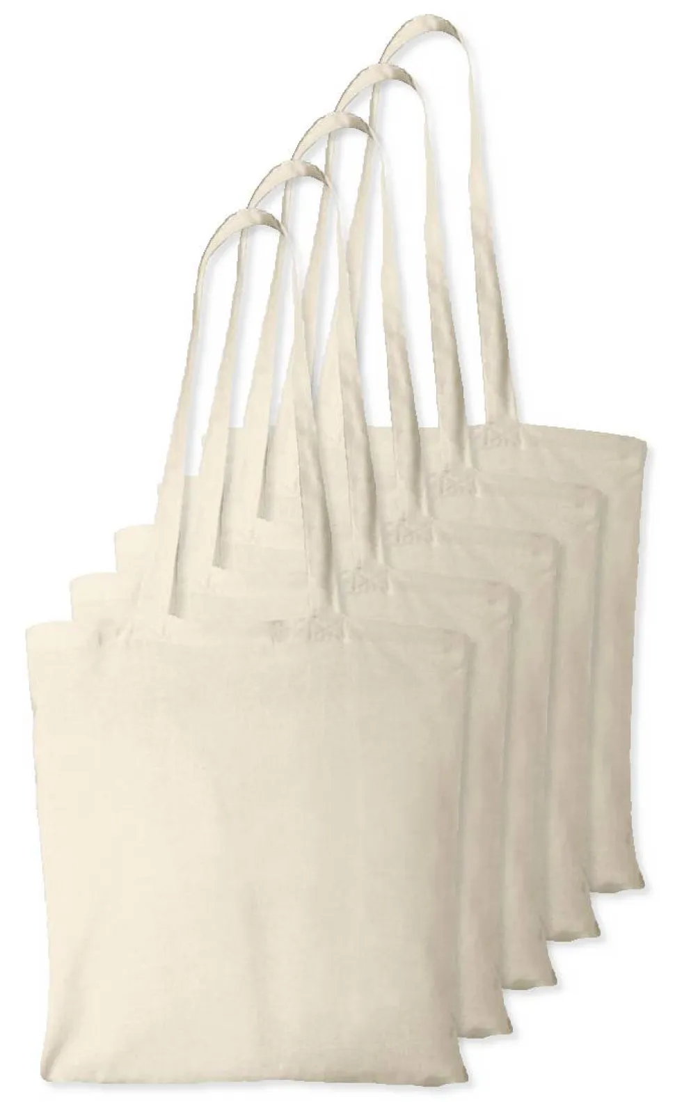 Pack de 50 Westford mill WM101 - Sac Cabas Personnalisable en Coton Westford Mill