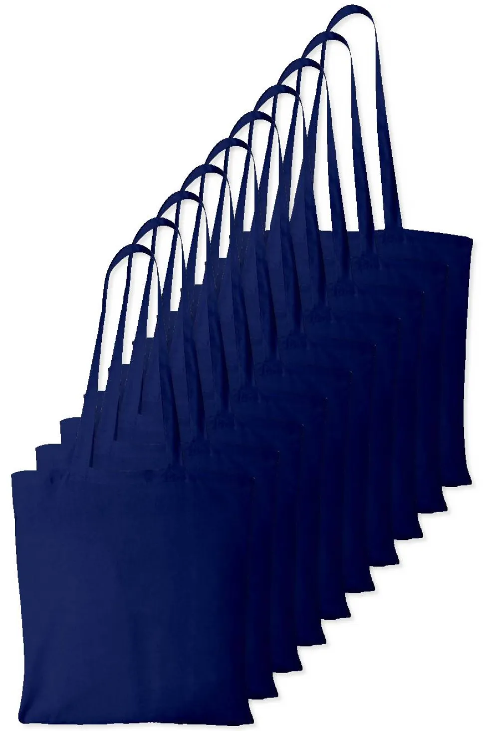 Pack de 10 Westford mill WM101 - Sac Cabas Personnalisable en Coton Westford Mill