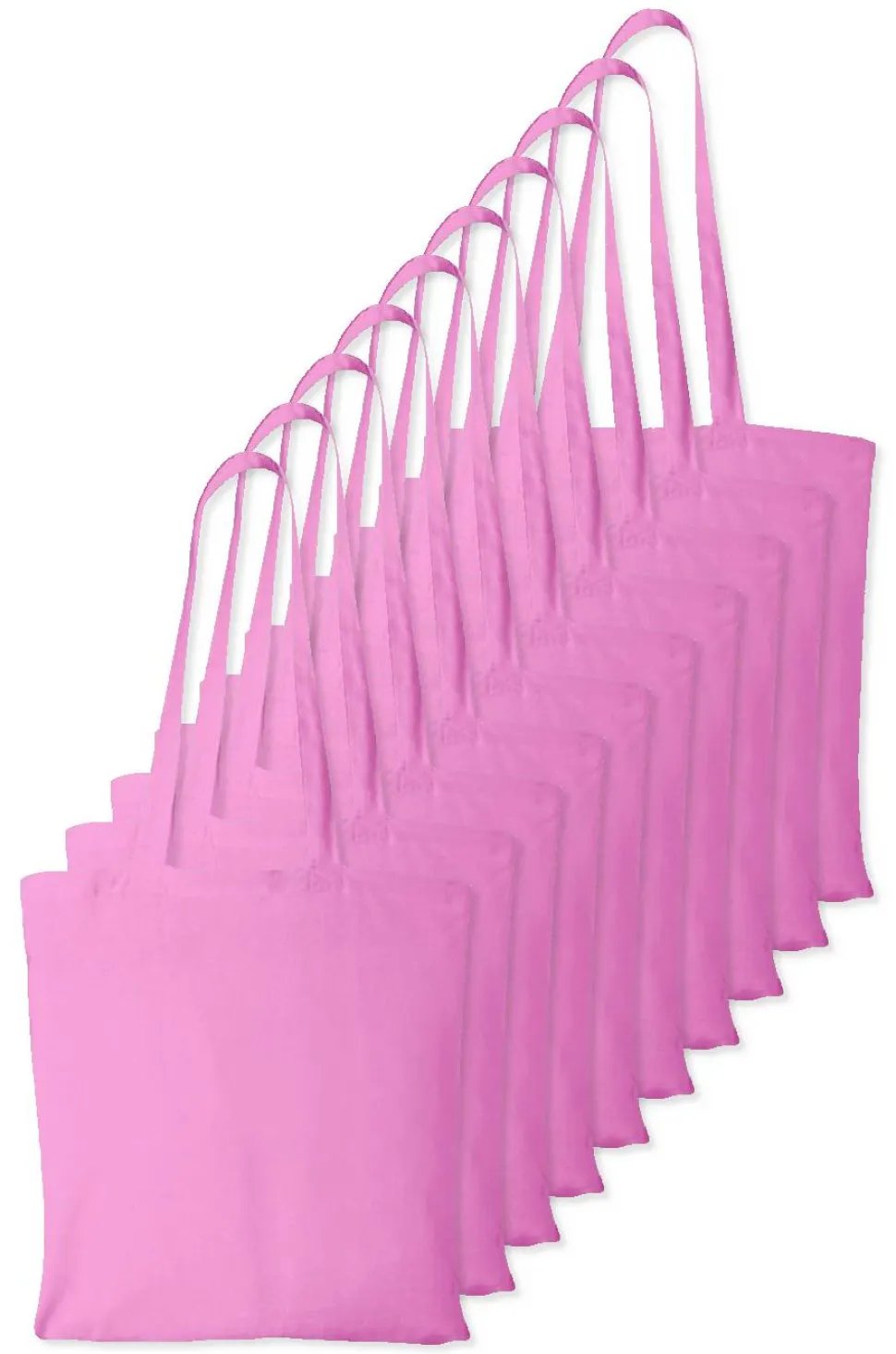 Pack de 10 Westford mill WM101 - Sac Cabas Personnalisable en Coton Westford Mill