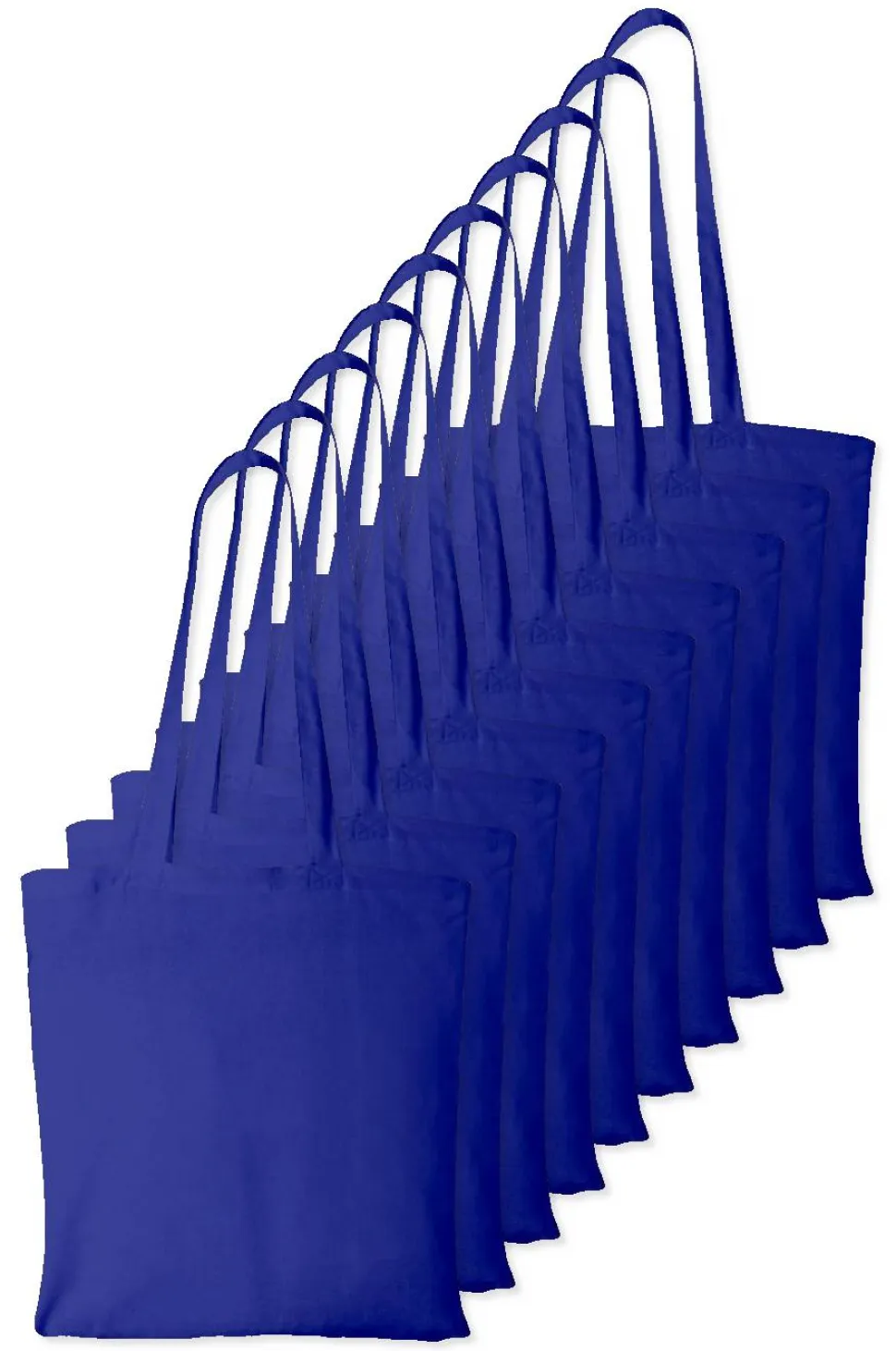 Pack de 10 Westford mill WM101 - Sac Cabas Personnalisable en Coton Westford Mill