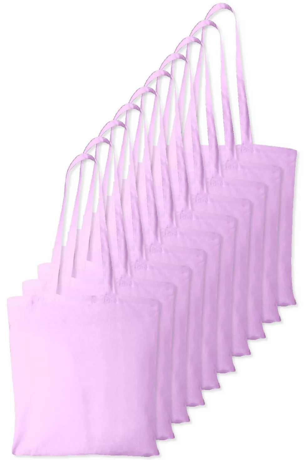 Pack de 10 Westford mill WM101 - Sac Cabas Personnalisable en Coton Westford Mill