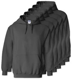 Paquet de 50 Gildan 18500 - Sweat à capuche en molleton épais.