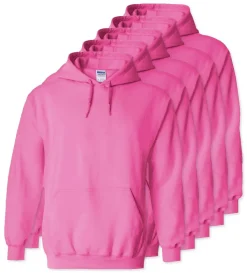 Paquet de 50 Gildan 18500 - Sweat à capuche en molleton épais.