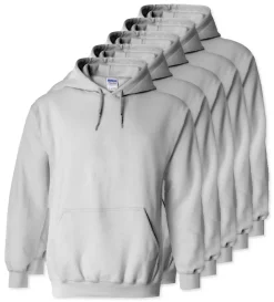 Paquet de 50 Gildan 18500 - Sweat à capuche en molleton épais.