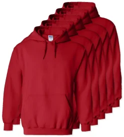 Paquet de 50 Gildan 18500 - Sweat à capuche en molleton épais.