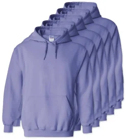 Paquet de 50 Gildan 18500 - Sweat à capuche en molleton épais.