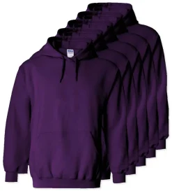 Paquet de 50 Gildan 18500 - Sweat à capuche en molleton épais.