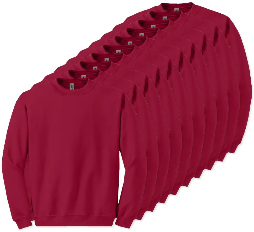 Paquet de 100 Gildan 18000 - Sweatshirt à col rond