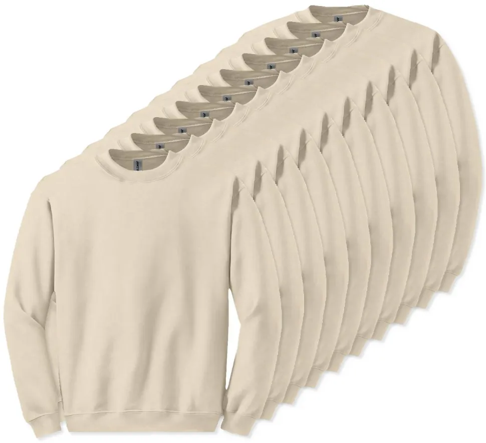 Paquet de 100 Gildan 18000 - Sweatshirt à col rond