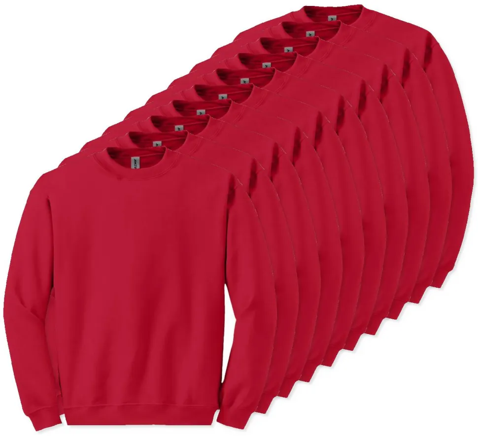 Paquet de 100 Gildan 18000 - Sweatshirt à col rond