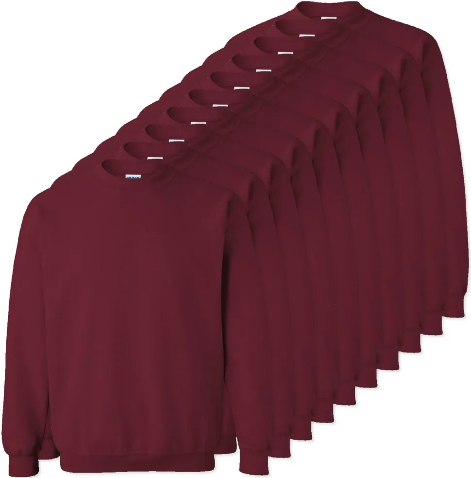 Paquet de 100 Gildan 18000 - Sweatshirt à col rond