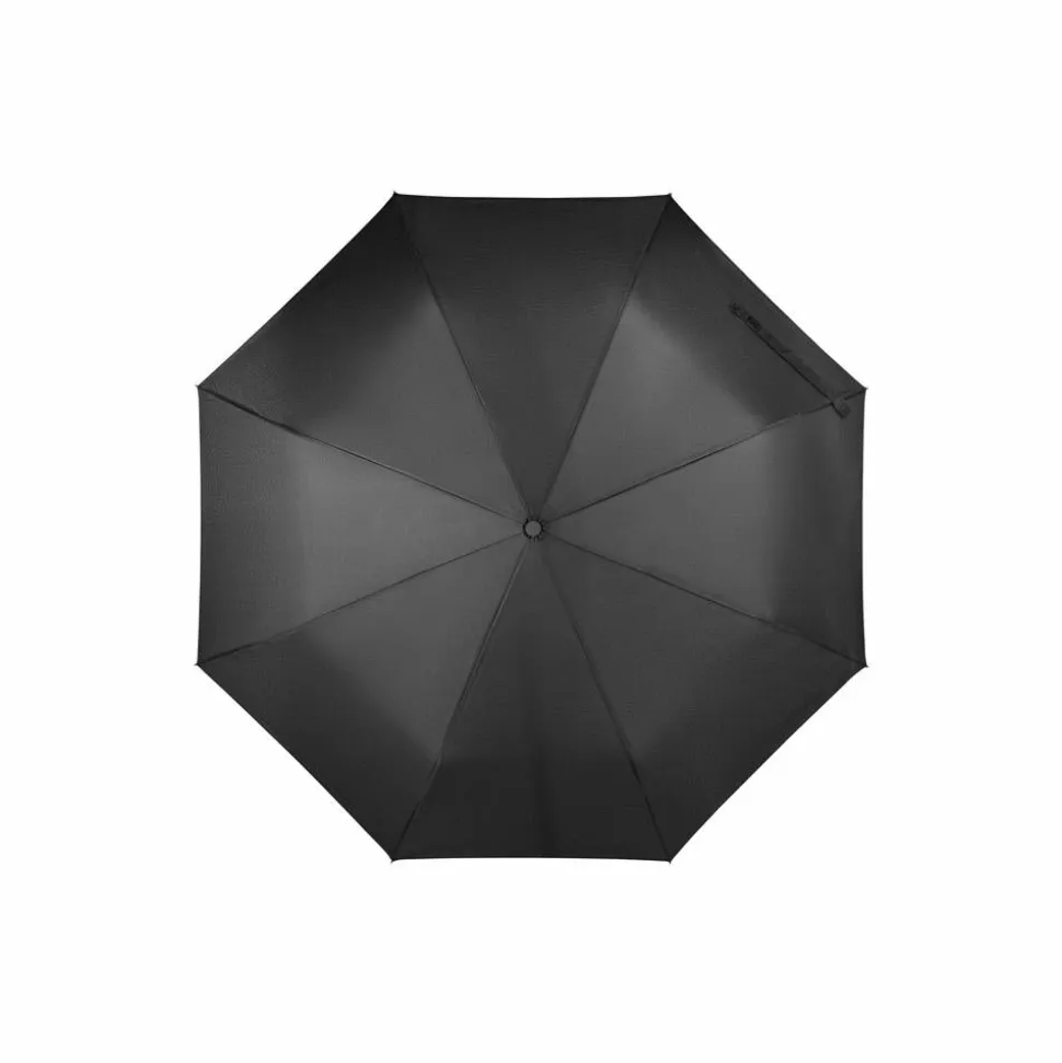 Parapluie pliable en polyester recyclé (100% rPET) 190T pongé à ouverture et fermeture automatiques - Egotier 99040
