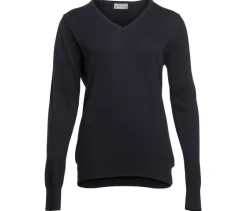 Pen Duick PK451 - Pull Femme Col V en Coton et Acrylique